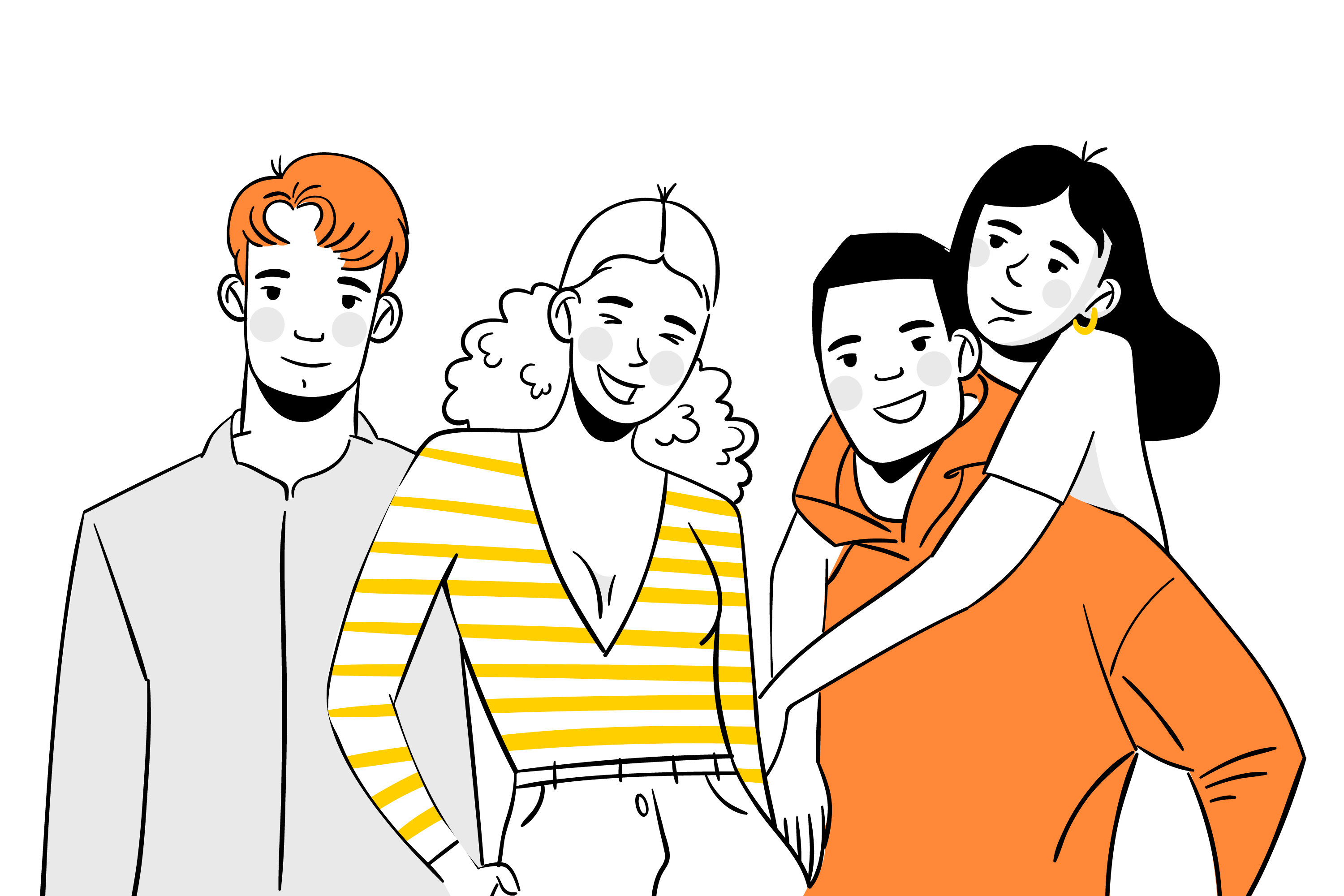 Team collaboration illustration